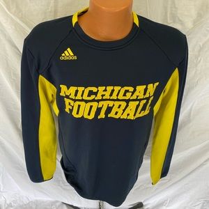 Michigan Wolverines Adidas Football pullover